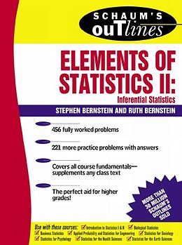 E-Book (pdf) Schaum's Outline of Elements of Statistics II: Inferential Statistics von Ruth Bernstein, Stephen Bernstein