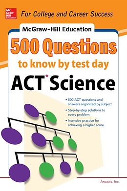 eBook (epub) 500 ACT Science Questions to Know by Test Day de Anaxos Inc.