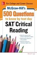 E-Book (epub) McGraw-Hill s 500 SAT Critical Reading Questions to Know by Test Day von Cynthia Johnson