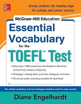 eBook (epub) McGraw-Hill Education Essential Vocabulary for the TOEFL Test de Diane Engelhardt