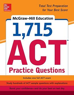 E-Book (epub) McGraw-Hill Education 1,715 ACT Practice Questions von Drew D. Johnson
