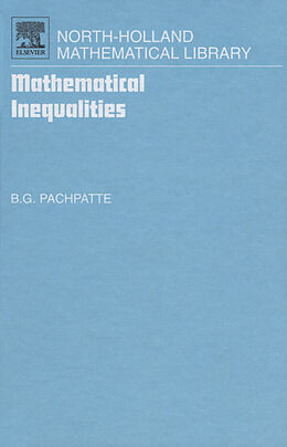 E-Book (epub) Mathematical Inequalities von B. G. Pachpatte