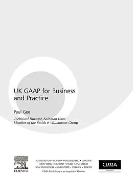 E-Book (pdf) UK GAAP for Business and Practice von Paul Gee
