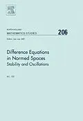 E-Book (pdf) Difference Equations in Normed Spaces von Michael Gil