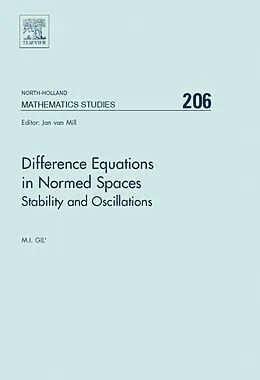 E-Book (pdf) Difference Equations in Normed Spaces von Michael Gil