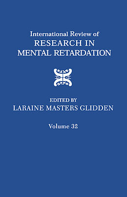 E-Book (pdf) International Review of Research in Mental Retardation von 