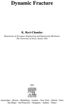 E-Book (pdf) Dynamic Fracture von K. Ravi-Chandar