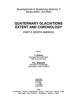 E-Book (pdf) Quaternary Glaciations - Extent and Chronology von J. Ehlers, P. L. Gibbard