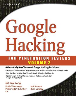 eBook (epub) Google Hacking for Penetration Testers de Johnny Long, Bill Gardner, Justin Brown