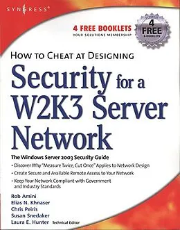 E-Book (pdf) How to Cheat at Designing Security for a Windows Server 2003 Network von Chris Peiris, Chris Ruston