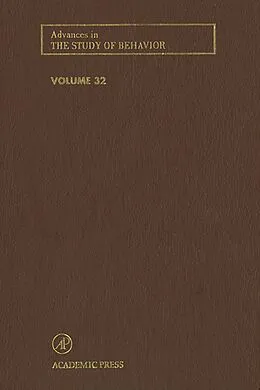 E-Book (pdf) Advances in the Study of Behavior von Peter J.B. Slater, Jay S. Rosenblatt, Charles T. Snowdon