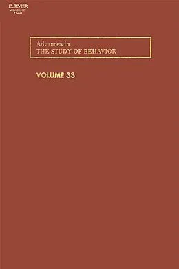 E-Book (pdf) Advances in the Study of Behavior von Peter J.B. Slater, Jay S. Rosenblatt, Charles T. Snowdon