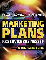 E-Book (pdf) Marketing Plans for Service Businesses von Malcolm McDonald, Adrian Payne