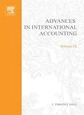 E-Book (epub) Advances in International Accounting von J. Timothy Sale