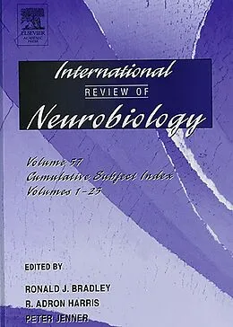 E-Book (epub) International Review of Neurobiology von R. Adron Harris, Ronald J. Bradley, Peter Jenner