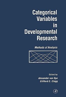 E-Book (epub) Categorical Variables in Developmental Research von 