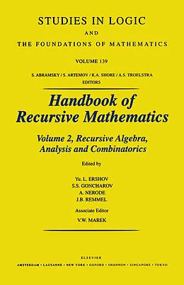 E-Book (pdf) Recursive Algebra, Analysis and Combinatorics von Y. L. Ershov, S. S. Goncharov, A. Nerode