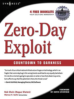 eBook (pdf) Zero-Day Exploit: de Rob Shein