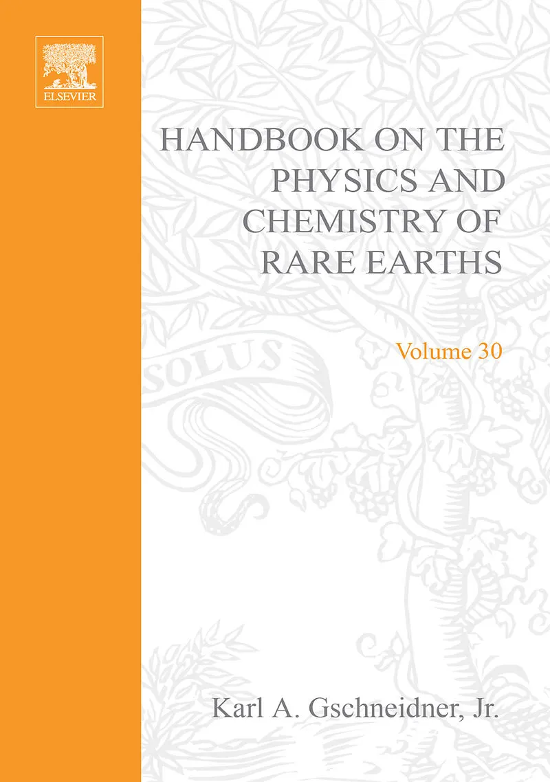 Handbook on the Physics and Chemistry of Rare Earths