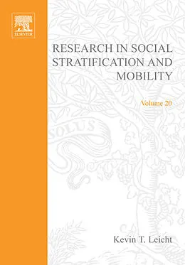 E-Book (pdf) Research in Social Stratification and Mobility von Kevin T Leicht