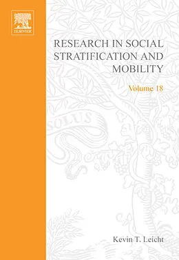 E-Book (pdf) Research in Social Stratification and Mobility von Kevin T Leicht
