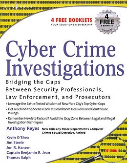 E-Book (epub) Cyber Crime Investigations von James Steele, Anthony Reyes, Richard Brittson