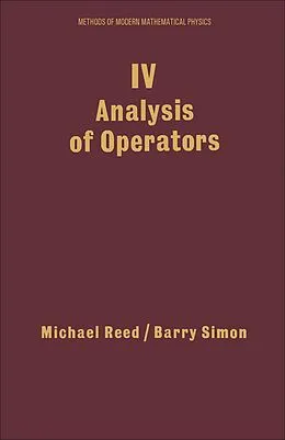 E-Book (pdf) IV: Analysis of Operators von Michael Reed, Barry Simon