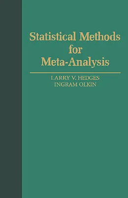 E-Book (pdf) Statistical Methods for Meta-Analysis von Larry V. Hedges, Ingram Olkin
