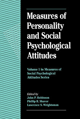 eBook (pdf) Measures of Personality and Social Psychological Attitudes de 