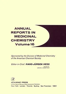 E-Book (pdf) Annual Reports in Medicinal Chemistry von Hans-Jürgen Hess