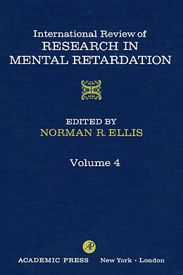 eBook (pdf) International Review of Research in Mental Retardation de 