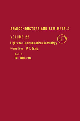 E-Book (pdf) Semiconductors and Semimetals von W. T. Tsang, Robert K. Willardson, Albert C. Beer