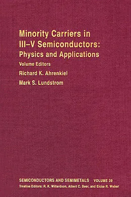 E-Book (pdf) Semiconductors and Semimetals von Richard K. Ahrenkiel, Mark S. Lundstrom