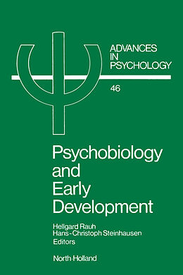 eBook (pdf) Psychobiology and Early Development de 