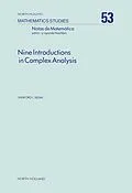 E-Book (pdf) Nine Introductions in Complex Analysis von Sanford L. Segal