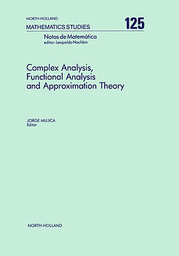 eBook (pdf) Complex Analysis, Functional Analysis and Approximation Theory de 