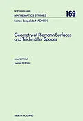 E-Book (pdf) Geometry of Riemann Surfaces and Teichmüller Spaces von M. Seppälä, T. Sorvali