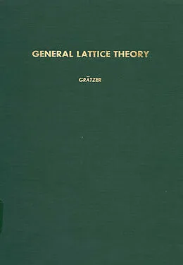 E-Book (epub) General Lattice Theory von George A. Gratzer