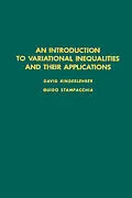 E-Book (pdf) An Introduction to Variational Inequalities and Their Applications von David Kinderlehrer, Guido Stampacchia