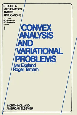 E-Book (pdf) Convex Analysis and Variational Problems von Ivar Ekeland, Roger Temam