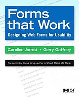 eBook (pdf) Forms that Work de Caroline Jarrett, Gerry Gaffney