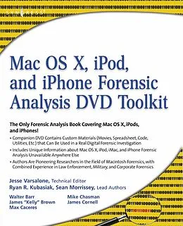 E-Book (epub) Mac OS X, iPod, and iPhone Forensic Analysis DVD Toolkit von Jesse Varsalone