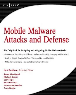 E-Book (epub) Mobile Malware Attacks and Defense von Ken Dunham