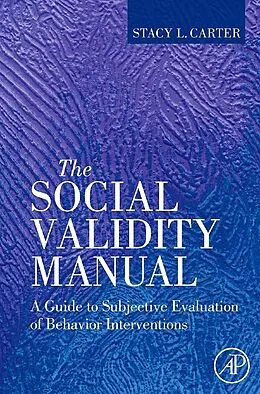 E-Book (epub) The Social Validity Manual von Stacy L. Carter