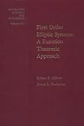 E-Book (pdf) First Order Elliptic Systems: A Function Theoretic Approach von Buchanan