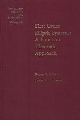 E-Book (pdf) First Order Elliptic Systems: A Function Theoretic Approach von Buchanan