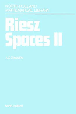 E-Book (pdf) Riesz Spaces II von A. C. Zaanen