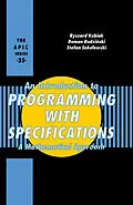E-Book (pdf) An Introduction to Programming with Specifications von Bozzano G Luisa