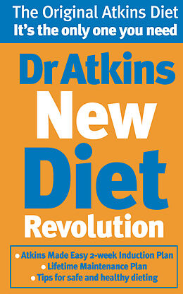 Couverture cartonnée Dr Atkins New Diet Revolution de Robert C Atkins