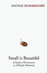 Kartonierter Einband Small Is Beautiful von E F Schumacher